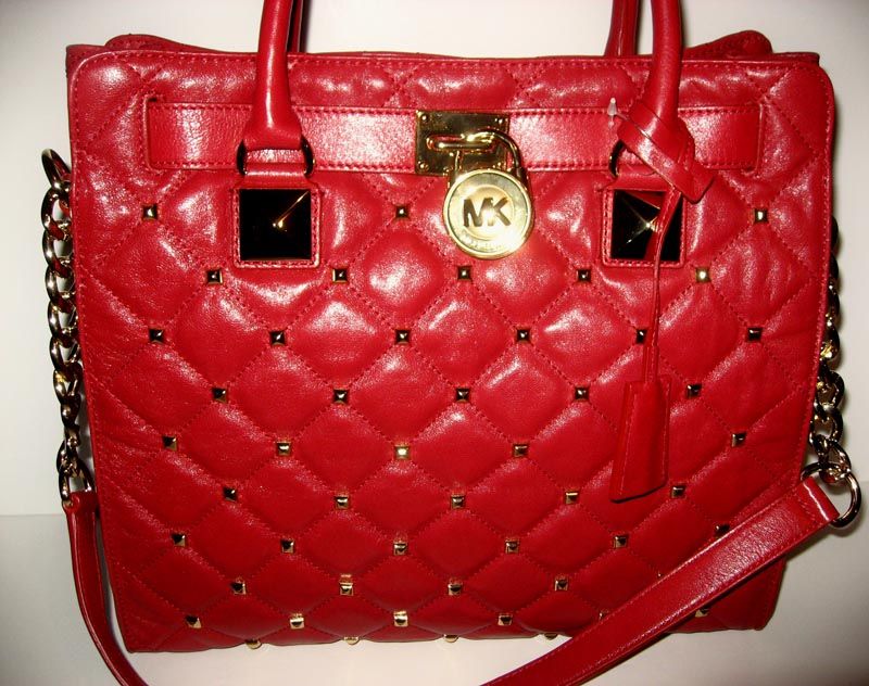 mk purse red